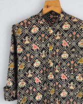 Royal Heritage – Printed Cotton Short Kurta
